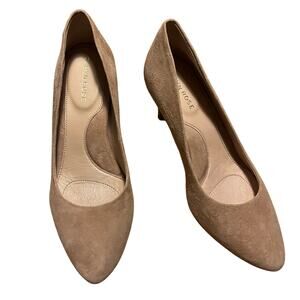 Taryn Rose Pink Suede Pumps